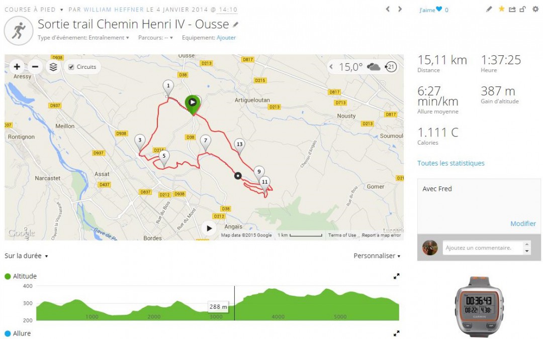 Sortie club/trail nocturne Chemin Henri IV – lundi 13 juillet